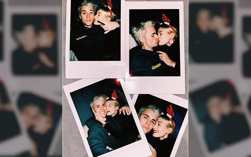 Hailey Baldwin And Justin Bieber Share A Sweet And Love Soaked Christmas Kiss