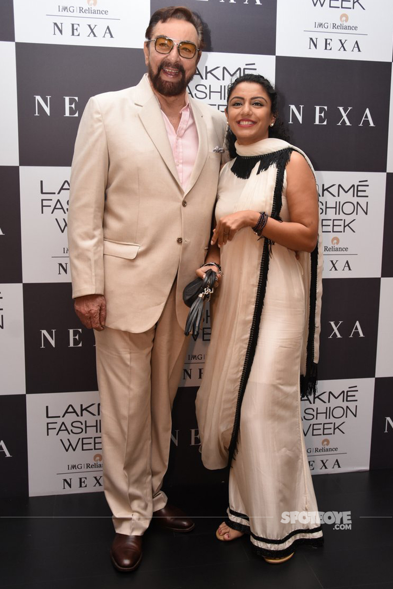 kabir bedi at the lakme fashion week