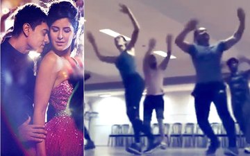 Video: 'ठग्स ऑफ़ हिंदोस्तान' के गाने पर कदम से कदम मिलाते नज़र आए आमिर खान और कैटरीना कैफ
