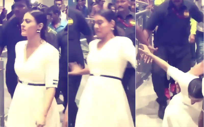 Video: Oops! Kajol Slips While Walking In A Mall