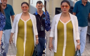 Kajol Gets BODY-SHAMED, Netizens Suspect If She Is Pregnant As They Spot Her Belly Fat In Bodycon Dress At Bholaa Screening-See VIDEO 