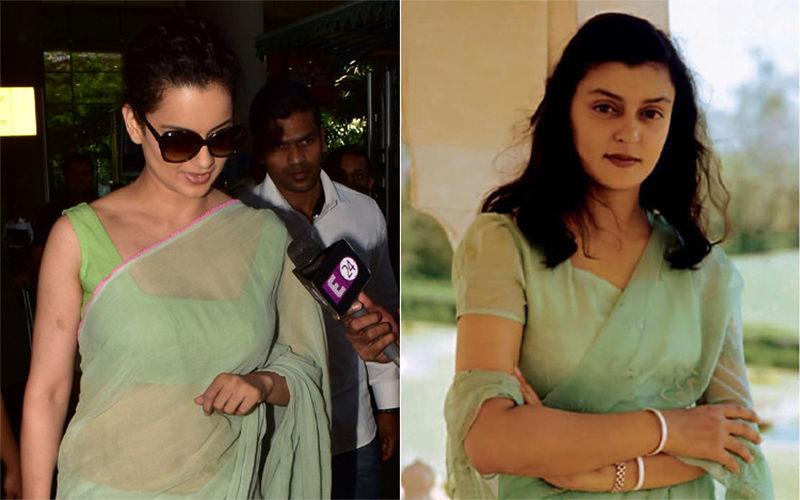 Is Kangana Ranaut’s Love For Sarees And Pearls Inspired By Maharani Gayatri Devi?
