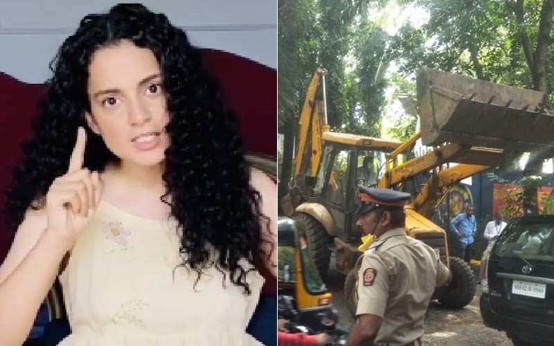 Kangana Ranaut Says ‘My Mumbai Is PoK Now’, Calls It ‘Death Of Democracy’ As BMC Demolishes Parts Of Her Office For 'Structural Violation'