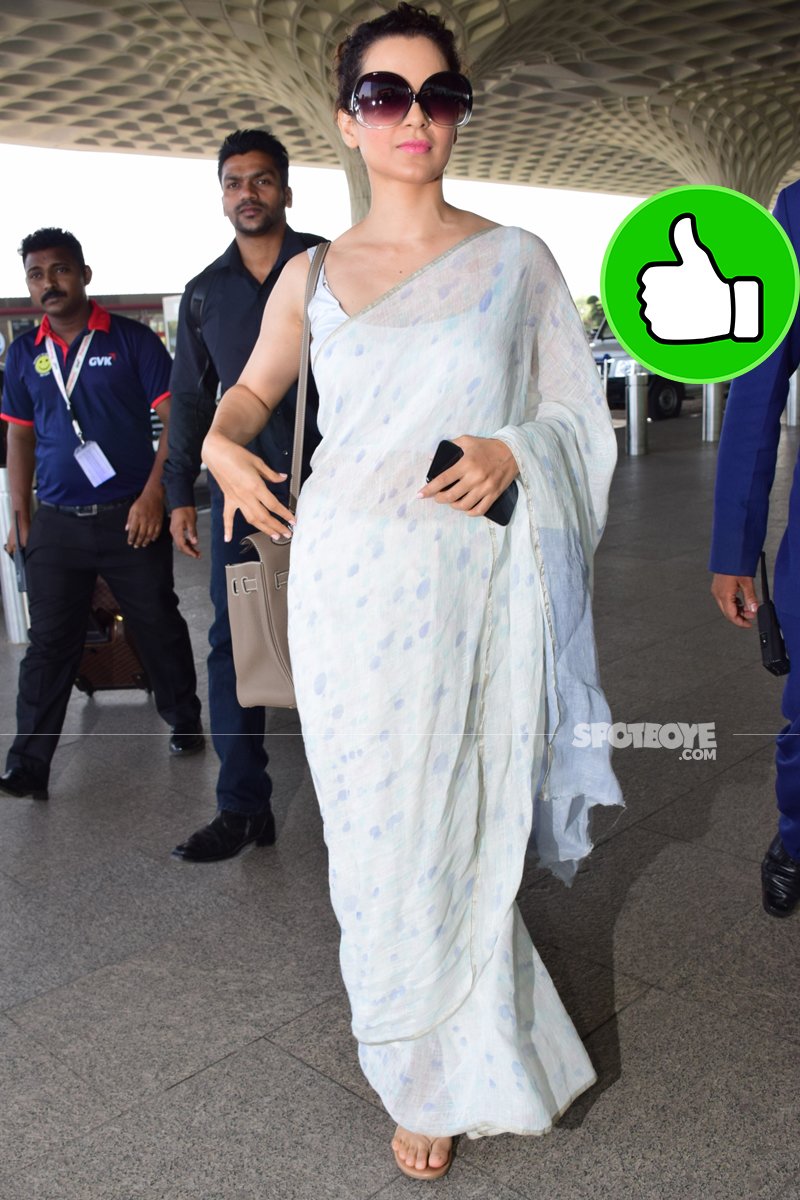 kangana ranaut at mumbai airport