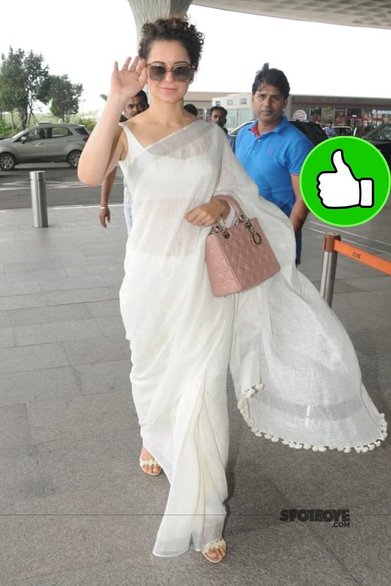 kangana ranaut at the airport