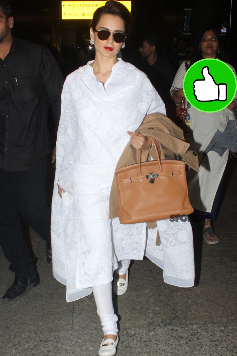 kangana ranaut at the airport