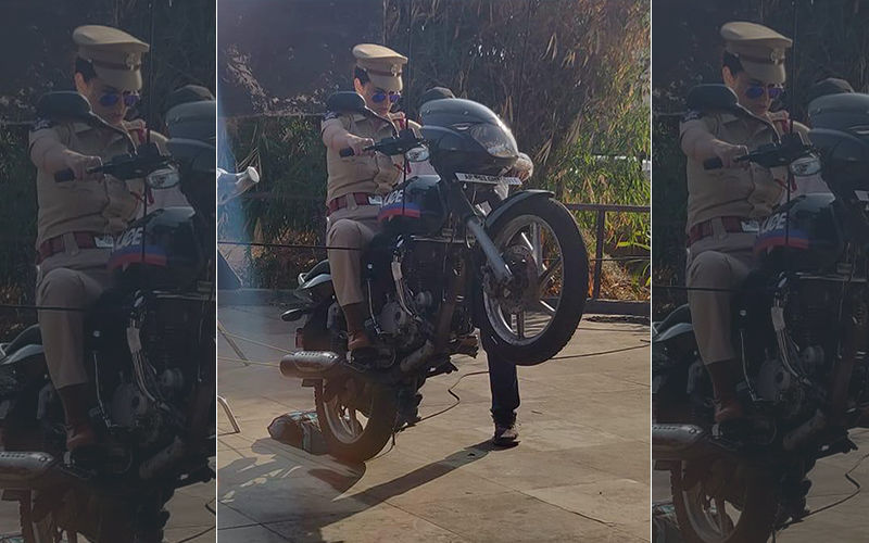 Kangana Ranaut In Khaki; Performs A Sexy Wheelie Stunt For Mental Hai Kya