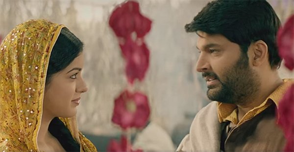 kapil sharma and ishita dutta in firangi