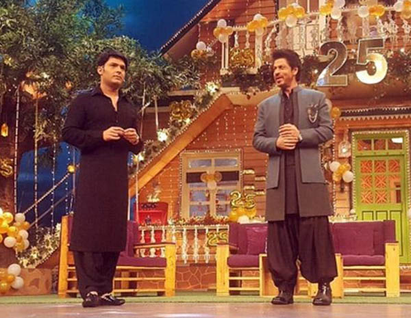 kapil sharma and shah rukh khan on the kapil sharma show