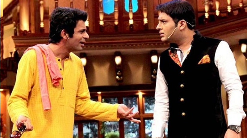 kapil sharma and sunil grover fight during the show