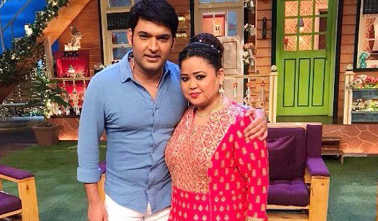 kapil sharma bharti singh pose for the paps