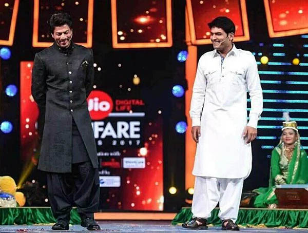 kapil sharma rehearse a qawwali sequence with shah rukh khan in filmfare awards 2017