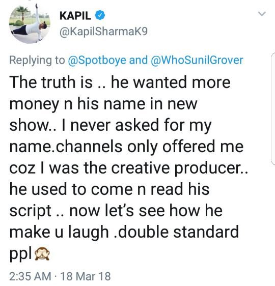 kapil sharma s deleted tweets