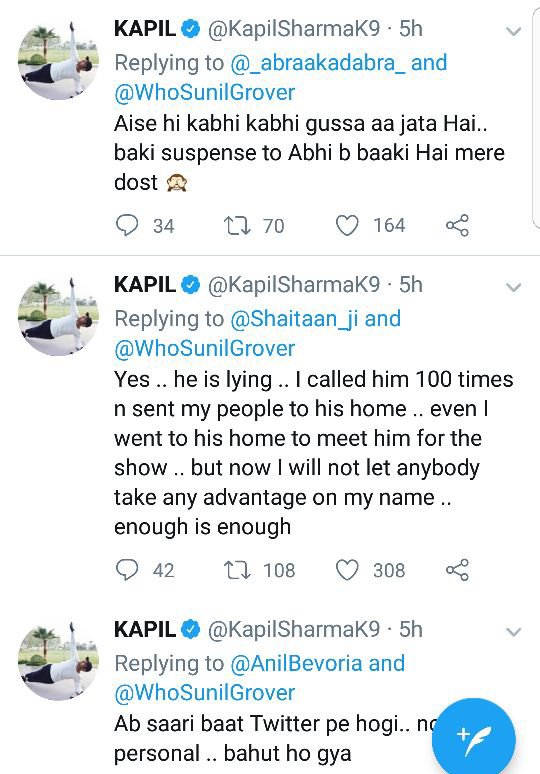 kapil sharma twitter war with sunil grover