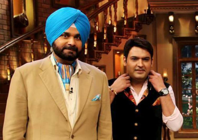 kapil sharma with navjot singh sidhu