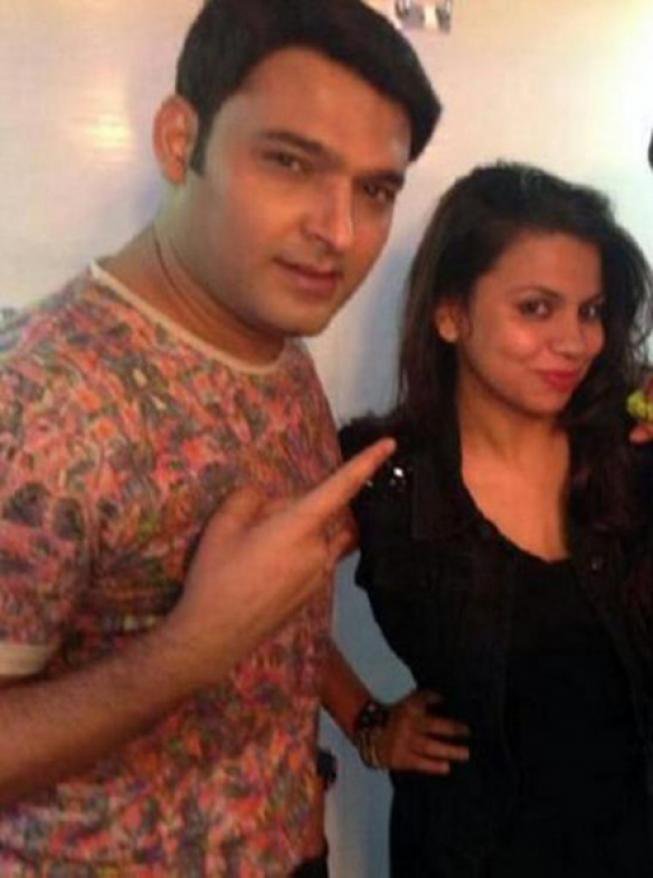 kapil sharma with preeti simoes