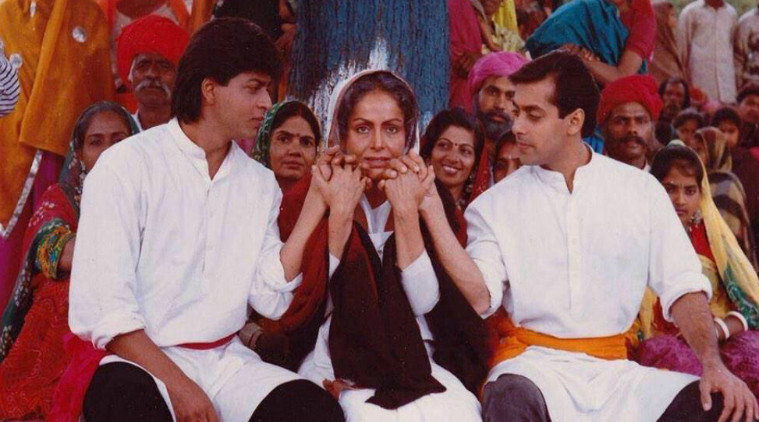 a still from karan arjun