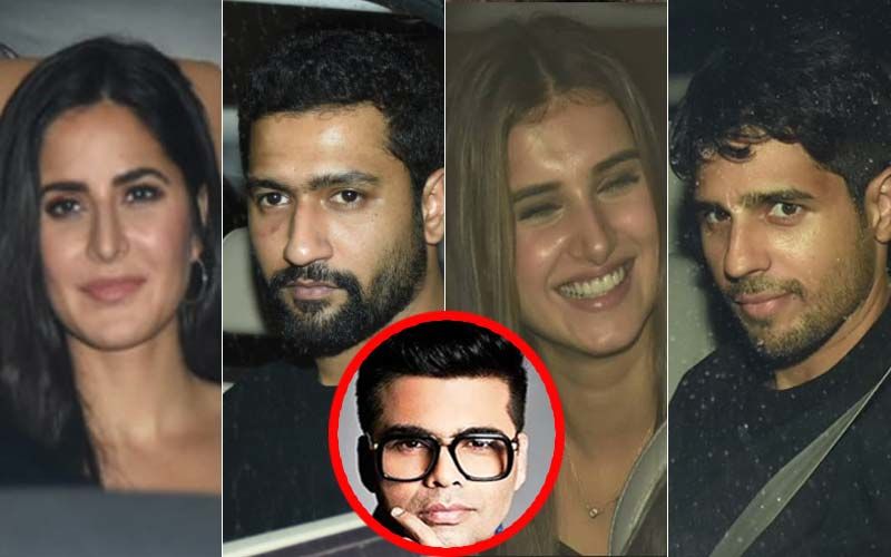 Katrina Kaif, Vicky Kaushal, Tara Sutaria, Sidharth Malhotra At Karan Johar's Belated Birthday Bash