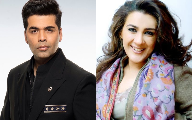 karan johar and amrita singh