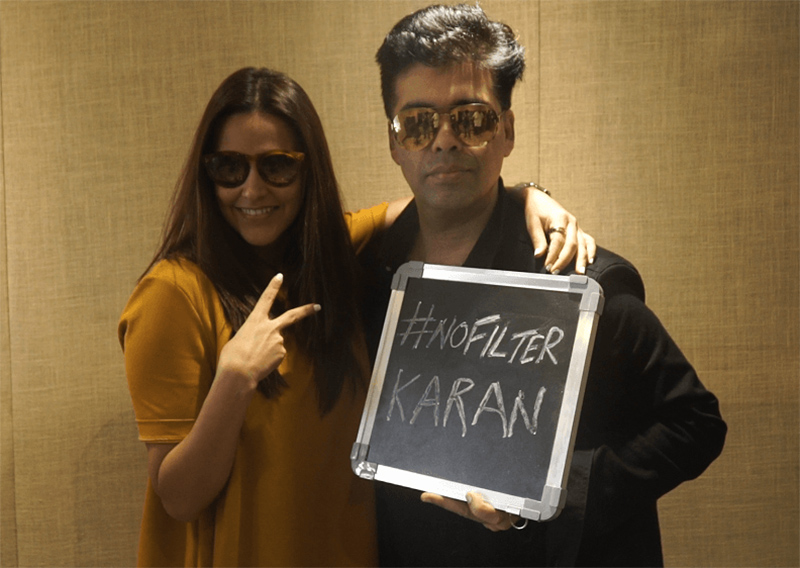 karan johar on no filter neha show