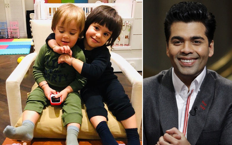 Karan Johar Shares A Lovely Picture Of His Twins, Calls Roohi A Protective Elder Sister To Yash