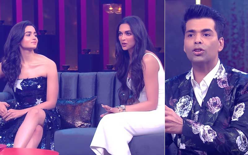 "Alia Is In A Relationship With Ranbir" Says Karan Johar; Deepika Padukone Interrupts, "Don't Make It Awkward Because It's Not"