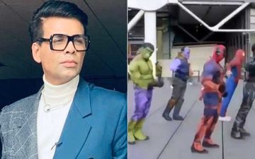 Avengers Team, Iron Man, Hulk, Thor, Captain America Dancing On ‘Disco Deewane’ Has Karan Johar ROFL- VIDEO