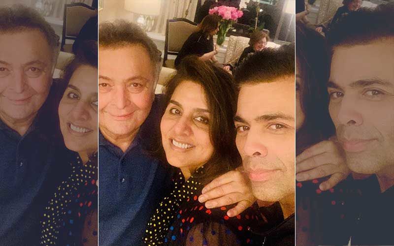 Karan Johar Gives "Tightest Hug And Longest Kiss" To Rishi-Neetu Kapoor As He Drops In At Their New York Apartment