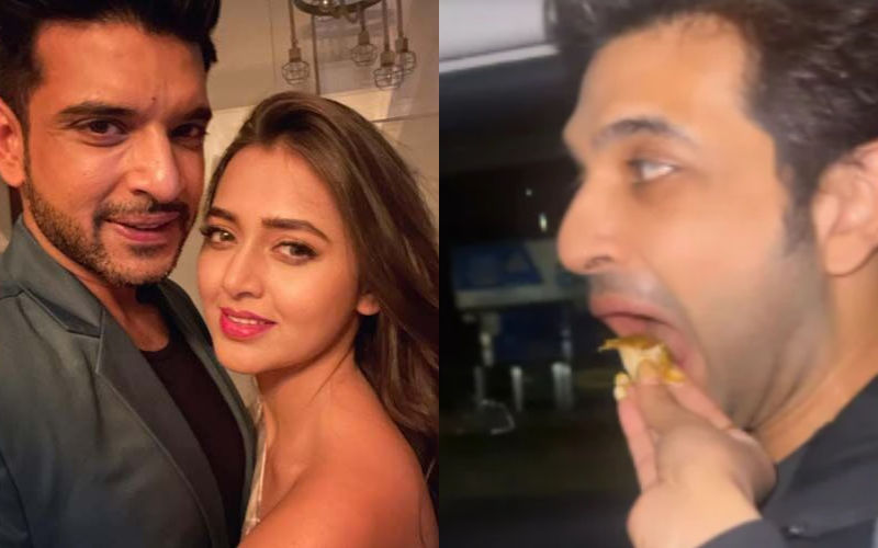 Tejasswi Prakash Feeds Boyfriend Karan Kundrra ‘Baingan Ka Bharta’ In Car After He Comes To Pick Her Up; TejRan Fans Go Gaga-See Viral VIDEO