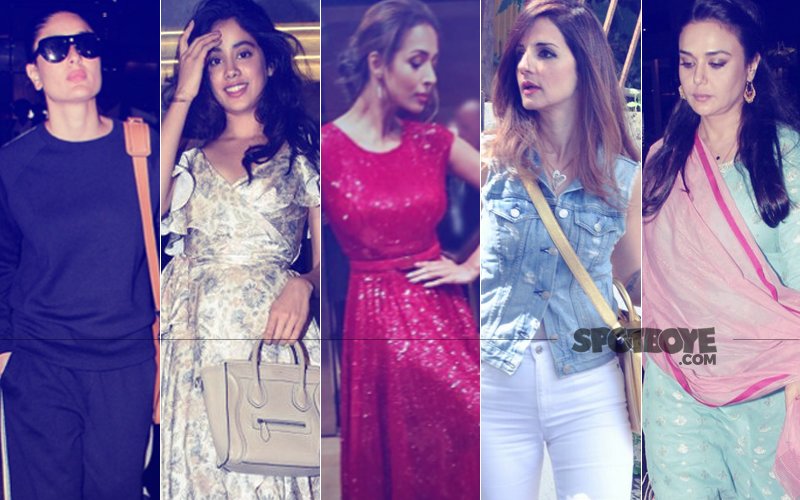 STUNNER OR BUMMER: Kareena Kapoor, Jhanvi Kapoor, Malaika Arora, Sussanne Khan Or Preity Zinta?