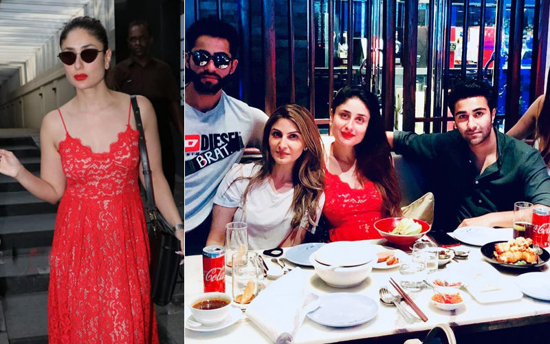 Kareena Kapoor Khan’s Day Out With Cousins, Stuns In A Lovely Red Dress