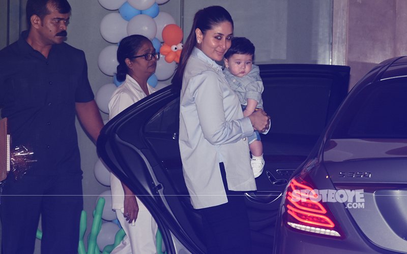 Kareena Kapoor Takes Baby Taimur To Tusshar Kapoor's Son's Birthday