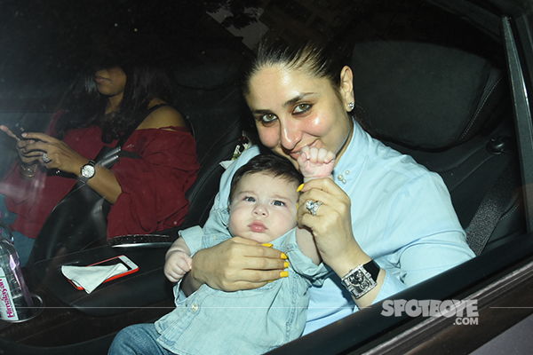 kareena kapoor with son taimur ali khan at lakshya kapoor birthday party