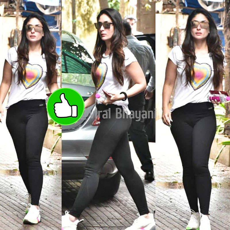 kareena spotted at gym