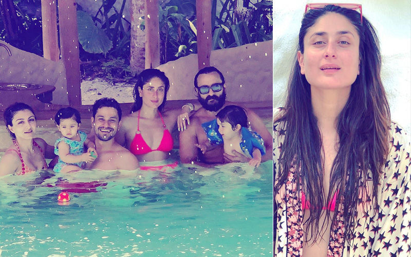 Kareena Kapoor Khan Stuns In Bikini While Pataudi Parivaar Enjoys Pool Time: Maldives Rendezvous