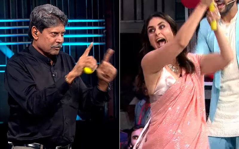 Kareena Kapoor Khan Plays Cricket With Kapil Dev Looking Sexy-As-Hell In A Manish Malhotra Saree – Video