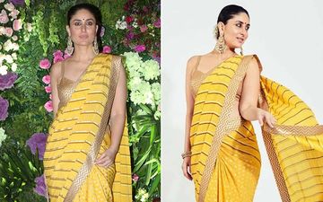 Kareena Kapoor Khan's Sunshine Saree Is Your Best Bet For A Minimalistic No-Fuss Wedding Look - 10 Pics