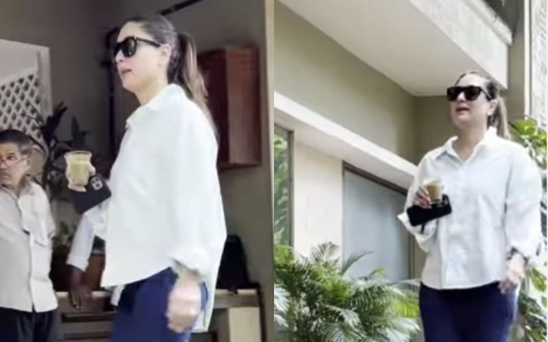 Kareena Kapoor Gets BRUTALLY TROLLED For Walking While Holding Tea Glass, Netizen Says ‘Yeh Toh Roadside Wali Chai Hai'-See VIDEO