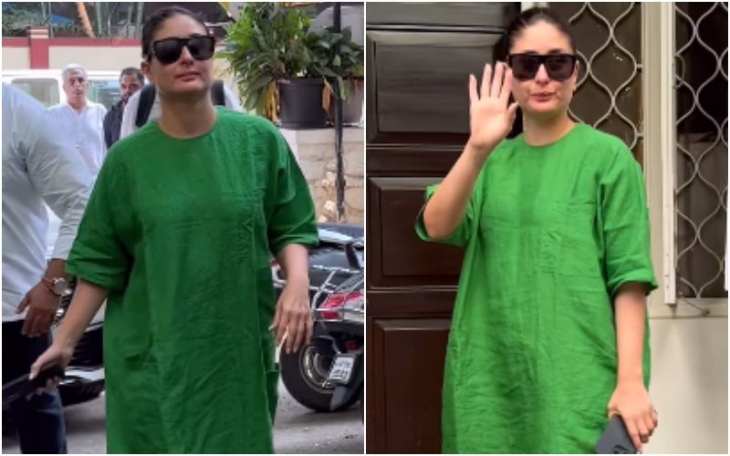 Kareena Kapoor Khan Gets Brutally TROLLED For Her Oversized Green Dress; Netizens Say, ‘Hospital Ka Dress Pehenke Aagayi’