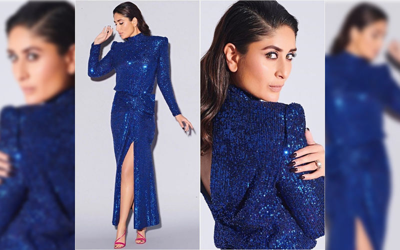 Fashion Goddess Of The Day: Kareena Kapoor Khan Bedazzles In An Electric Blue RaisaVanessa Creation