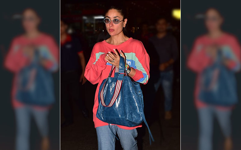 Kareena Kapoor Khan Makes Heads Turn In Her Casually Chic Airport Look; Actress Returns From London
