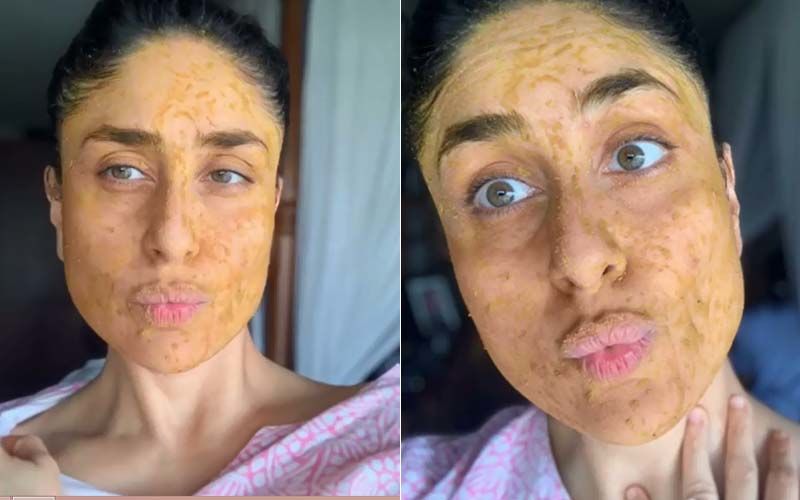 Kareena Kapoor Khan Is A ‘Hot Mess’ In Kaftan, Messy Bun And Homemade Masks; Her Goofy Expressions Are Unmissable-WATCH