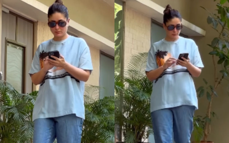 Kareena Kapoor REPEATS Her 6-Yr-Old T-Shirt Worth Rs 29K In Latest Outing; Actress Gives Glam Touch To Rag And Bone Oversized Tee -See PICS