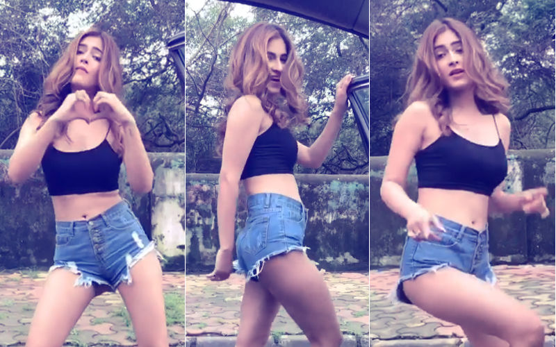 Watch Karishma Sharma Take #KekeChallenge In The Most Sexy Way...