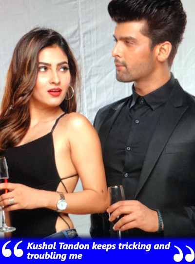 karishma sharma on the equation with kushal tandon