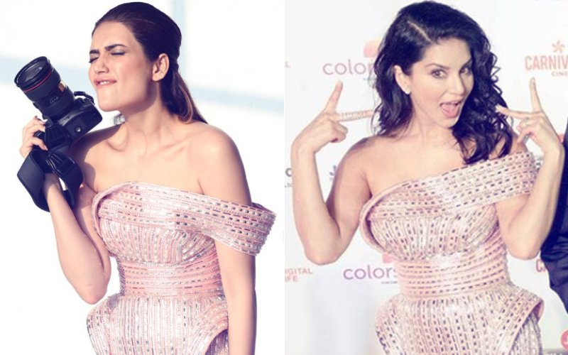 Copycat: Karishma Tanna Wears The Same Outfit As Sunny Leone