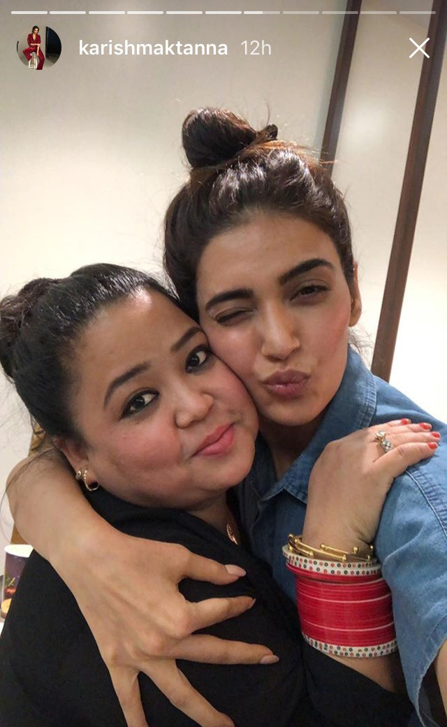 karishma tanna with bharti singh