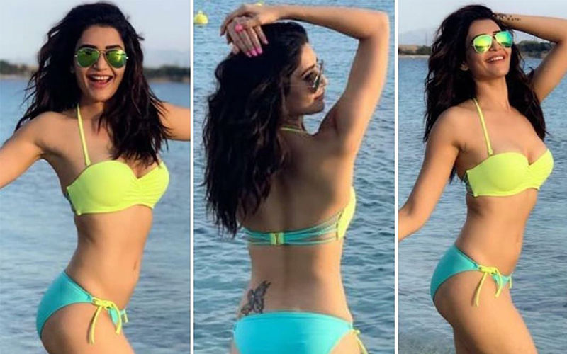 Karishma Tanna Prancing Around In A Neon Bikini Is The Hottest Thing You Will See On The Internet Today