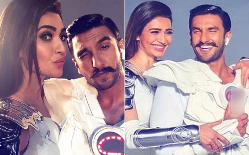 Oops! Karishma Tanna Mistakenly Leaks Shoot Pictures With Ranveer Singh; Deletes Them Pronto