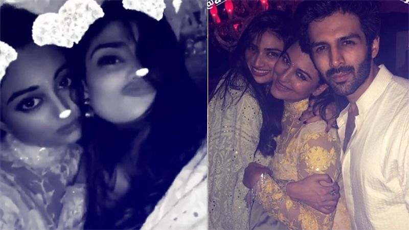 Inside Pics: Sonakshi Sinha, Kartik Aaryan, Athiya Shetty Have A Gala time At Arpita Khan’s Eid Bash!